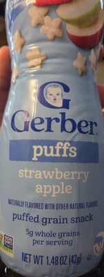 Grain & Grow Puffs Strawberry Apple