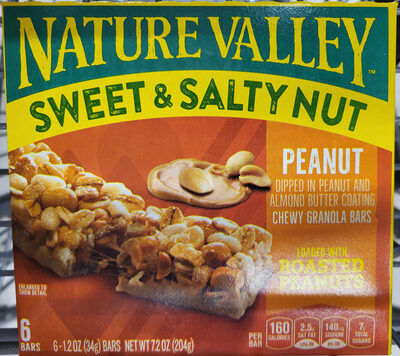Sweet & Salty Nut Peanut Chewy Granola Bars