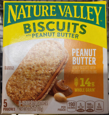 Peanut Butter Honey Biscuits with Peanut Butter Filling