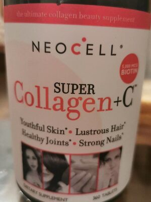 Super collagen + vitaminas C & Biotin