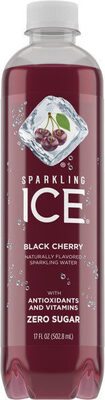 Black Cherry flavored Sparkling Water