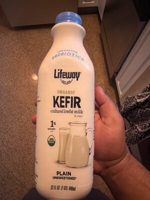 Organic Kefir cultured lowfat milk
