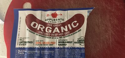 UNCURED BEEF HOT DOG