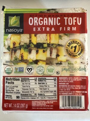 Organic Tofu Extra Firm
