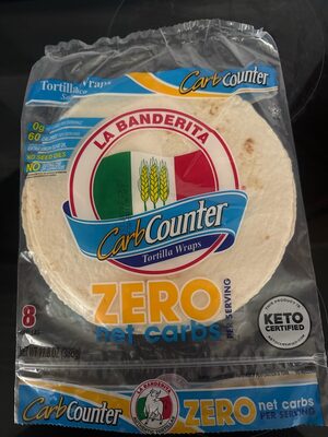 Tortilla Wraps Carb Counter