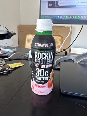 Rockin' Protein Builder Protein Shake Strawberry