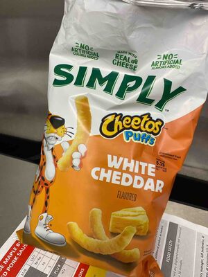 Cheetos Puffs WHITE CHEDDAR FLAVORED