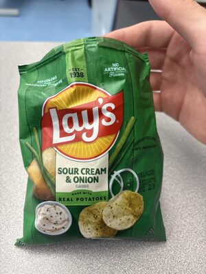 Sour Cream & Onion Flavored Potato Chips