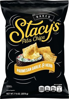 pita chips/parmesian, garlic