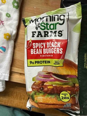 Spicy Black Bean Burgers