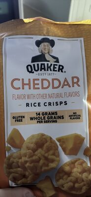 CHEDDAR RICE CRISPS
