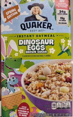 Dinosaur Eggs Brown Sugar Instant Oatmeal