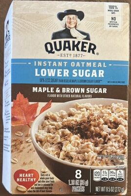 Instant Oatmeal Maple & Brown Sugar
