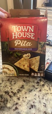Pita crackers Mediterranean Herb