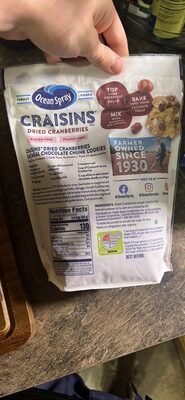 CRAISINS DRIED CRANBERRIES