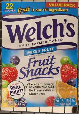 Mixed Fruit Fruit Snacks