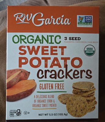 Sweet potato crackers