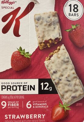 Strawberry protein meal bars