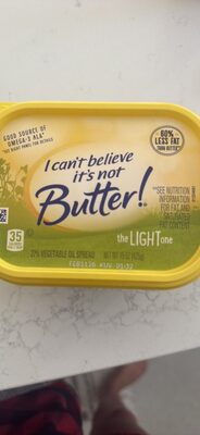 I can't Believe it's not Butter!