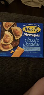 Pierogies classic cheddar