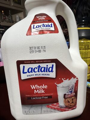 Whole Milk Lactose Free
