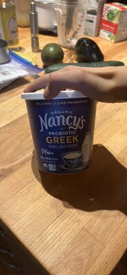 Organic Nancy's Probiotic Greek Whole Milk Yogurt Plain