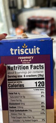 rosemary & olive oil triscuit