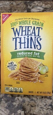 Wheat Thins reduced fat