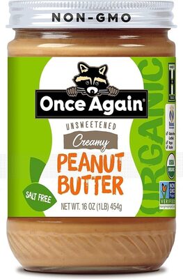 Unsweetened Creamy Peanut Butter