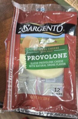 Provolone Sliced Provolone Cheese with Natural Smoke Flavor