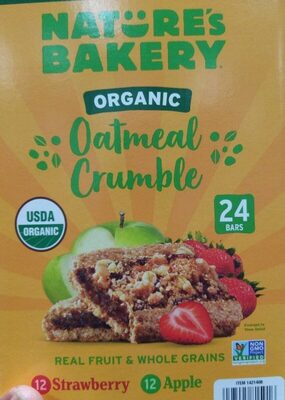 Strawberry & Apple Oatmeal Crumble Bars