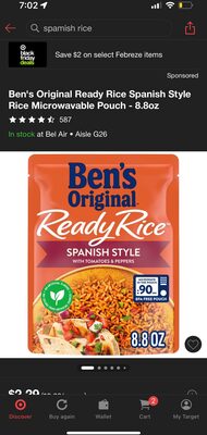 Ready Rice Spanish Style with Tomatoes & Peppers