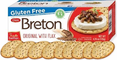 Breton flax & sea salt crackers