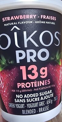 Oikos Pro  Yogurt Strawberry