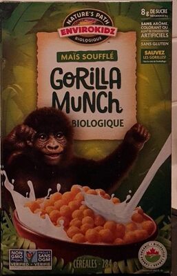 Gorilla Munch Corn Puffs Cereal