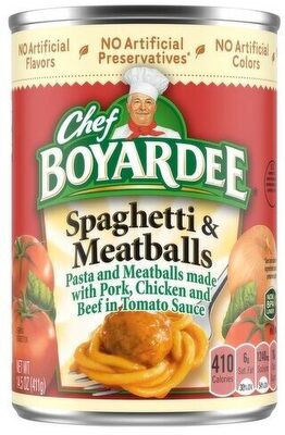 Spaghetti & Meatballs in Tomato Sauce