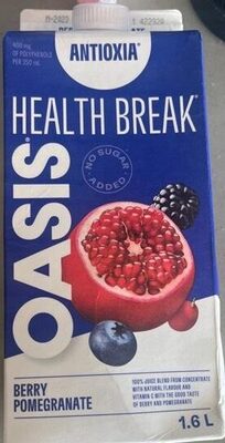 HEALTH BREAK BERRY POMEGRANATE