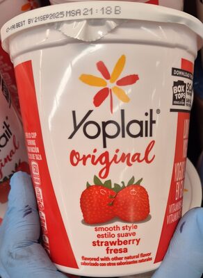 Yoplait original smooth style strawberry