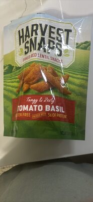 Tomato Basil Crispy Baked Veggie Snacks