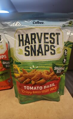 Tomato Basil Crispy Baked Veggie Snacks