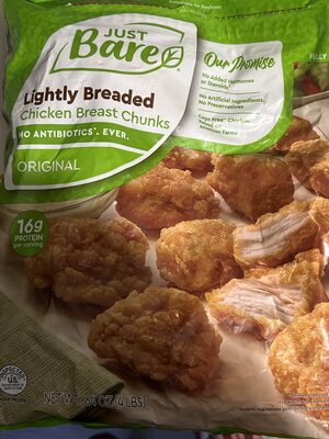 Lightly Breaded Chicken Breast Chunks