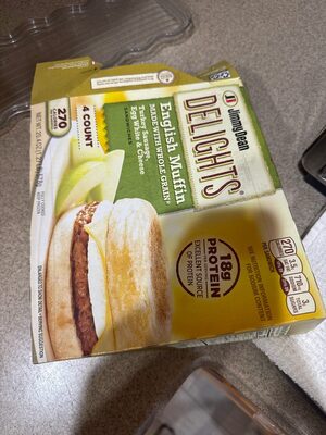 English Muffin Egg White Turkey Sausage & Cheese Sandwich