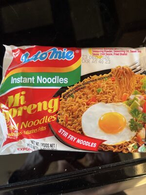 Instant Noodles Mi Goreng Fried Noodles Nouilles Frites