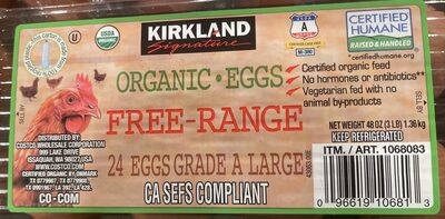 Organic Eggs Free-Range