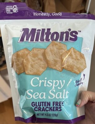 Crispy Sea Salt Gluten Free Crackers