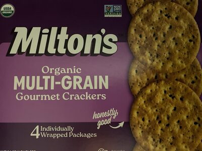 Organic Multi-Grain Gourmet Crackers