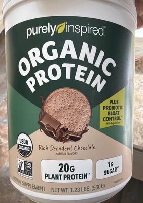 Organic Protein Plant-Based Protein Powder - Rich Decadent Chocolate