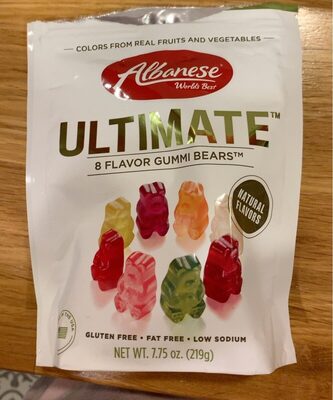 Ultimate 8 flavor gummi bears