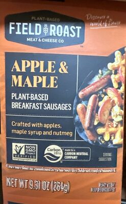 APPLE & MAPLE PLANT-BASED BREAKFAST SAUSAGES