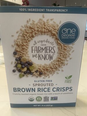 Sprouted Brown Rice Crisps